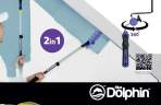 Blue Dolphin - Wałek malarski i taśma do odcinanania kolorów