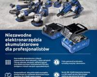 Niezawodne narzędzia akumulatorowe dla profesjonalistów