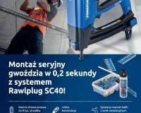 RAWLPLUG - Montaż seryjny gwoździa