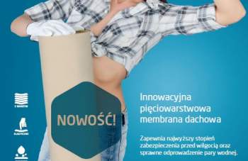 FOLIAREX - Innowacyjna pięciowarstwowa membrana dachowa