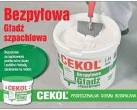 CEKOL - Bezpyłowa gładź szpachlowa