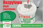 CEKOL - Bezpyłowa gładź szpachlowa