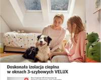 VELUX - Doskonała izolacja cieplna w oknach 3-szybowych 