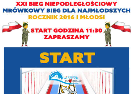 Mrówkowy Bieg dla najmłodszych w Serocku 